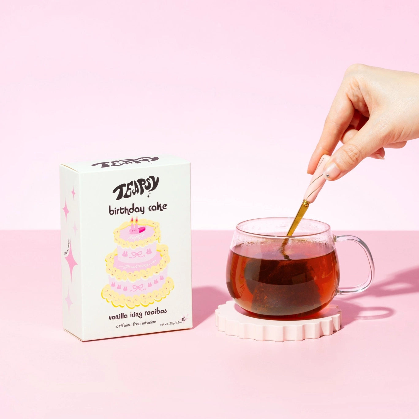 'BIRTHDAY CAKE' VANILLA ICING ROOIBOS TEA