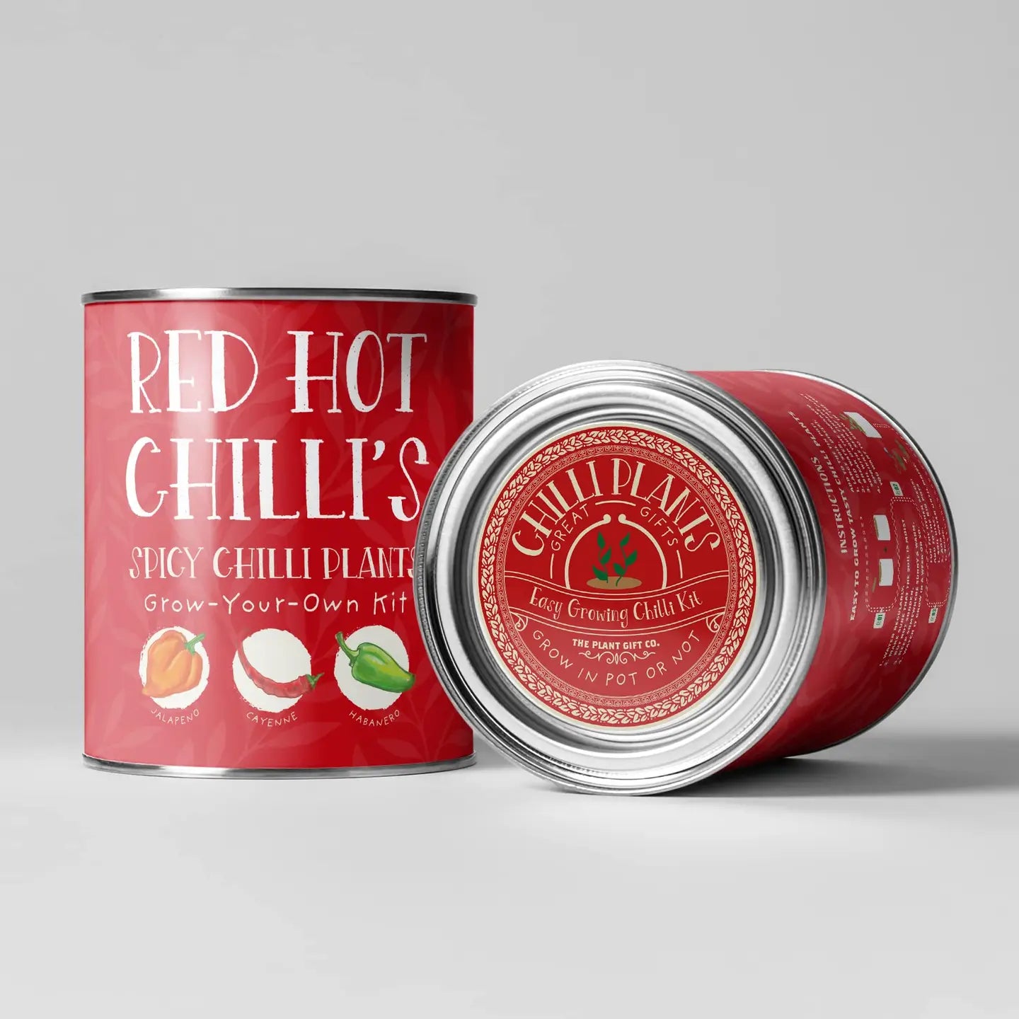Red Hot Chilli's. Eco Grow Your Chilli Plant, Gardening Kit