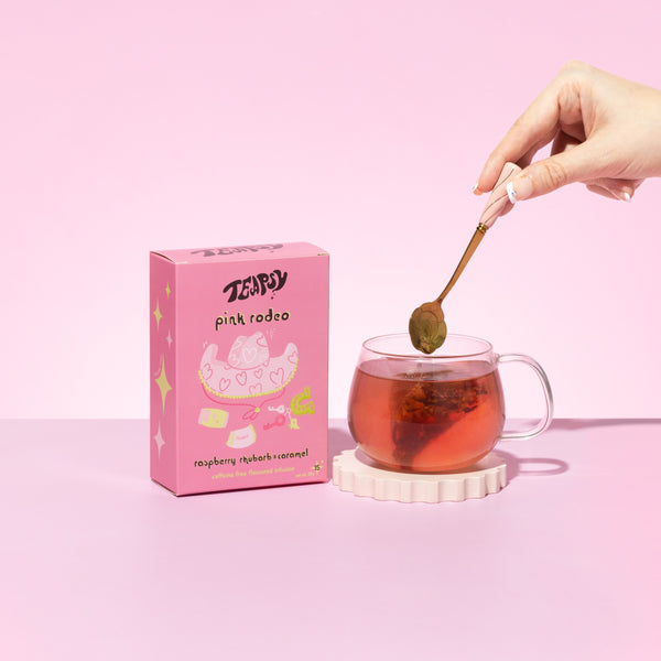 'PINK RODEO' RASPBERRY, RHUBARB & CARAMEL TEA