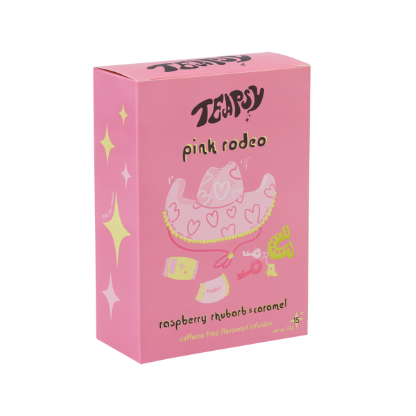'PINK RODEO' RASPBERRY, RHUBARB & CARAMEL TEA