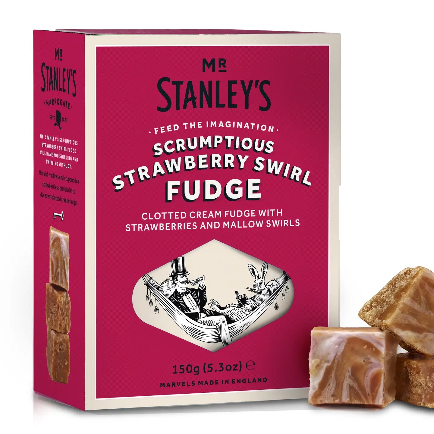 MR STANLEY'S: STRAWBERRY SWIRL FUDGE