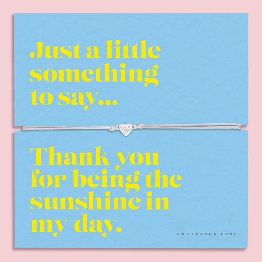 Sunshine In My Day - Sending Sentiments Bracelet