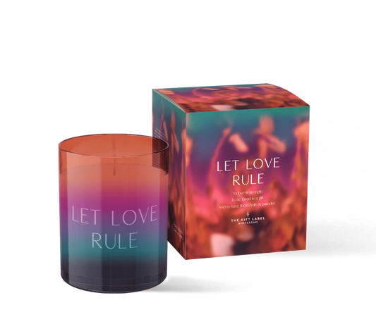 LET LOVE RULE 310g CANDLE