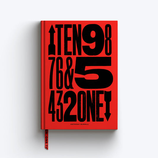 'ONE TO TEN!' A5 LINED ANTHONY BURRILL JOURNAL