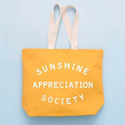 'SUNSHINE APPRECIATION' YELLOW TOTE