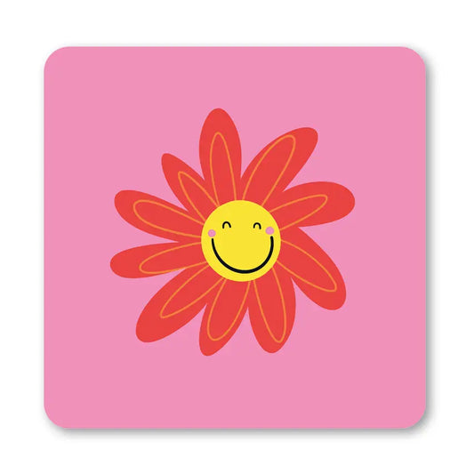 SMILING FLOWER COASTER