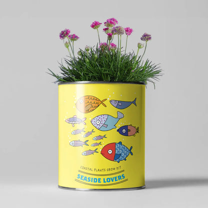 Seaside Lovers. Eco Grow Your Own Plant Kit, Gardening Gift