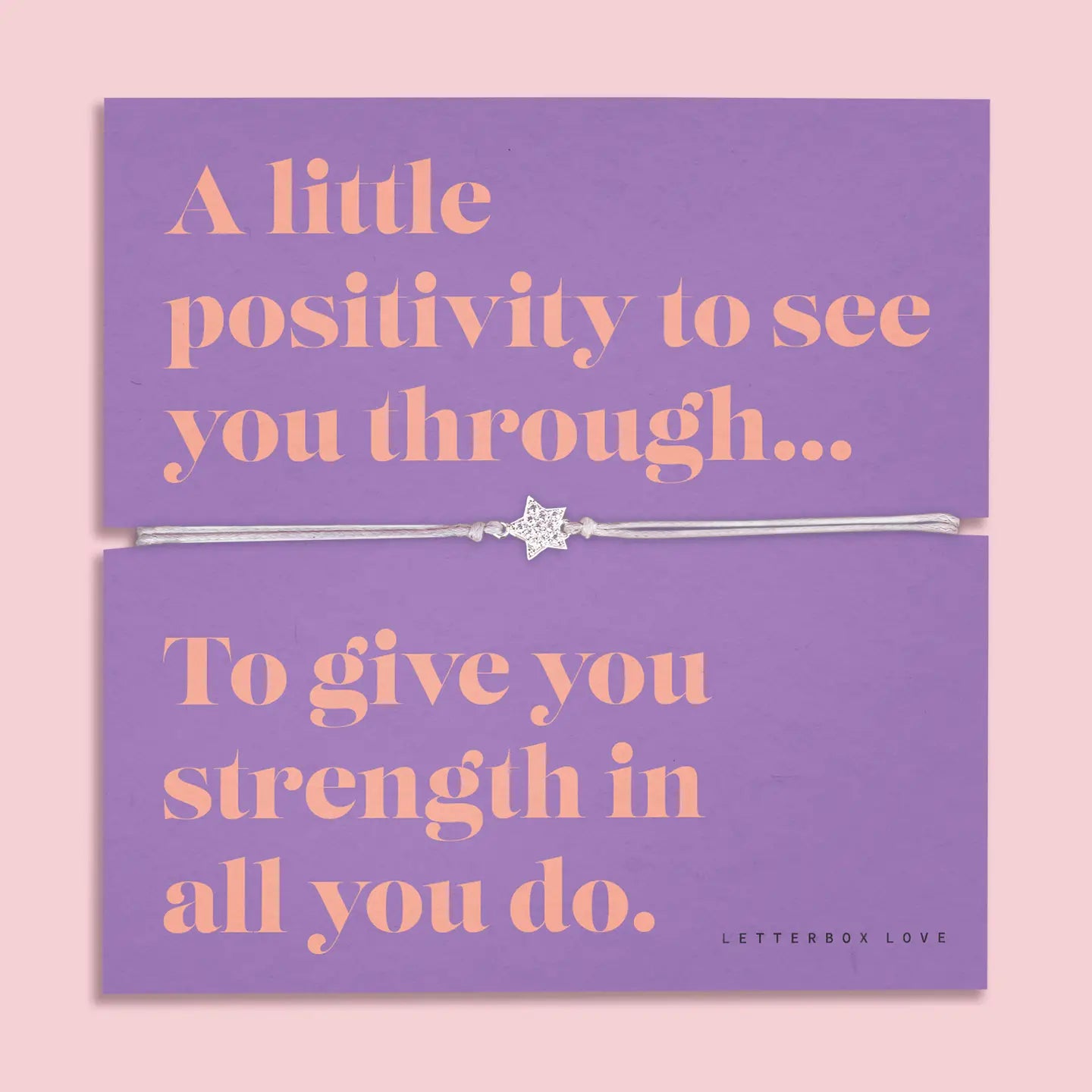 A Little Positivity- Sending Sentiments Bracelet