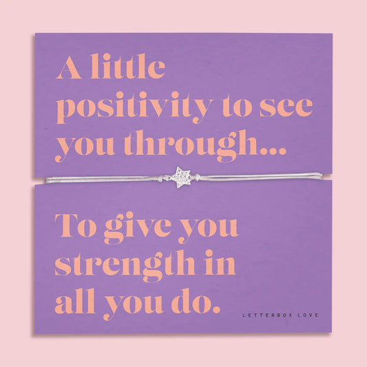 A Little Positivity- Sending Sentiments Bracelet