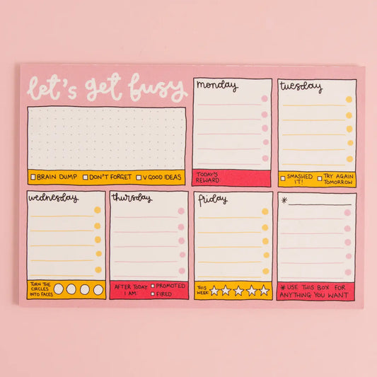 A5 LET'S GET BUSY WEEKLY PLANNER