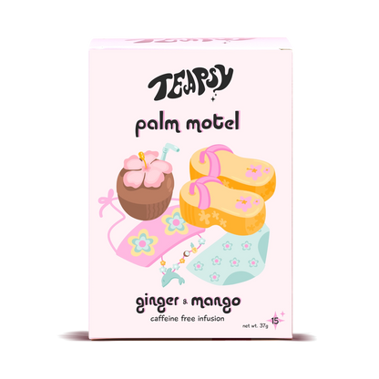 'PALM MOTEL' GINGER & MANGO HERBAL TEA