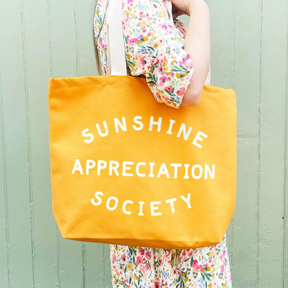 'SUNSHINE APPRECIATION' YELLOW TOTE
