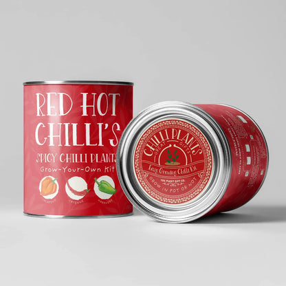Red Hot Chilli's. Eco Grow Your Chilli Plant, Gardening Kit