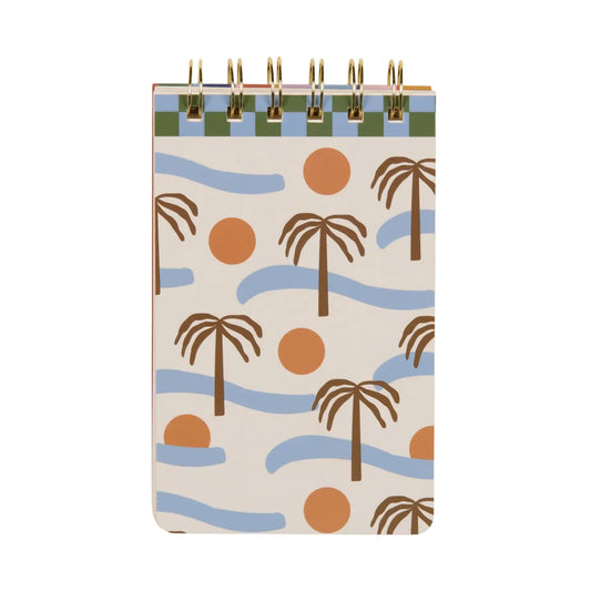 A Dopo Palm Tree Wire Pocket Notepad