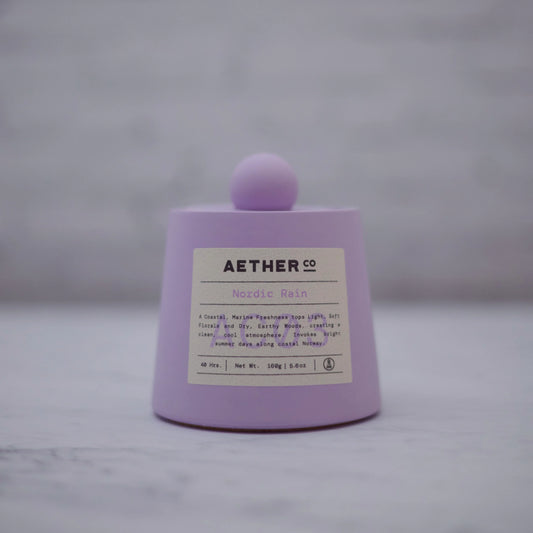 AetherCo: Nordic Rain 160g Candle
