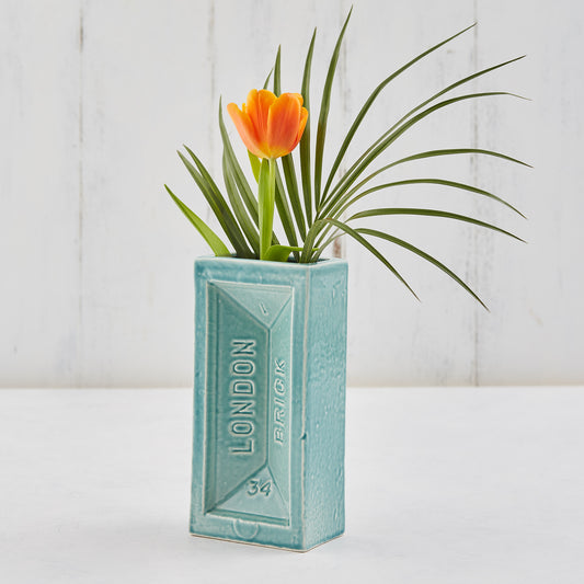 LONDON BRICK VASE (TURQUOISE)