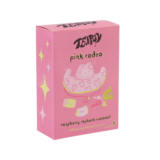 'PINK RODEO' RASPBERRY, RHUBARB & CARAMEL TEA