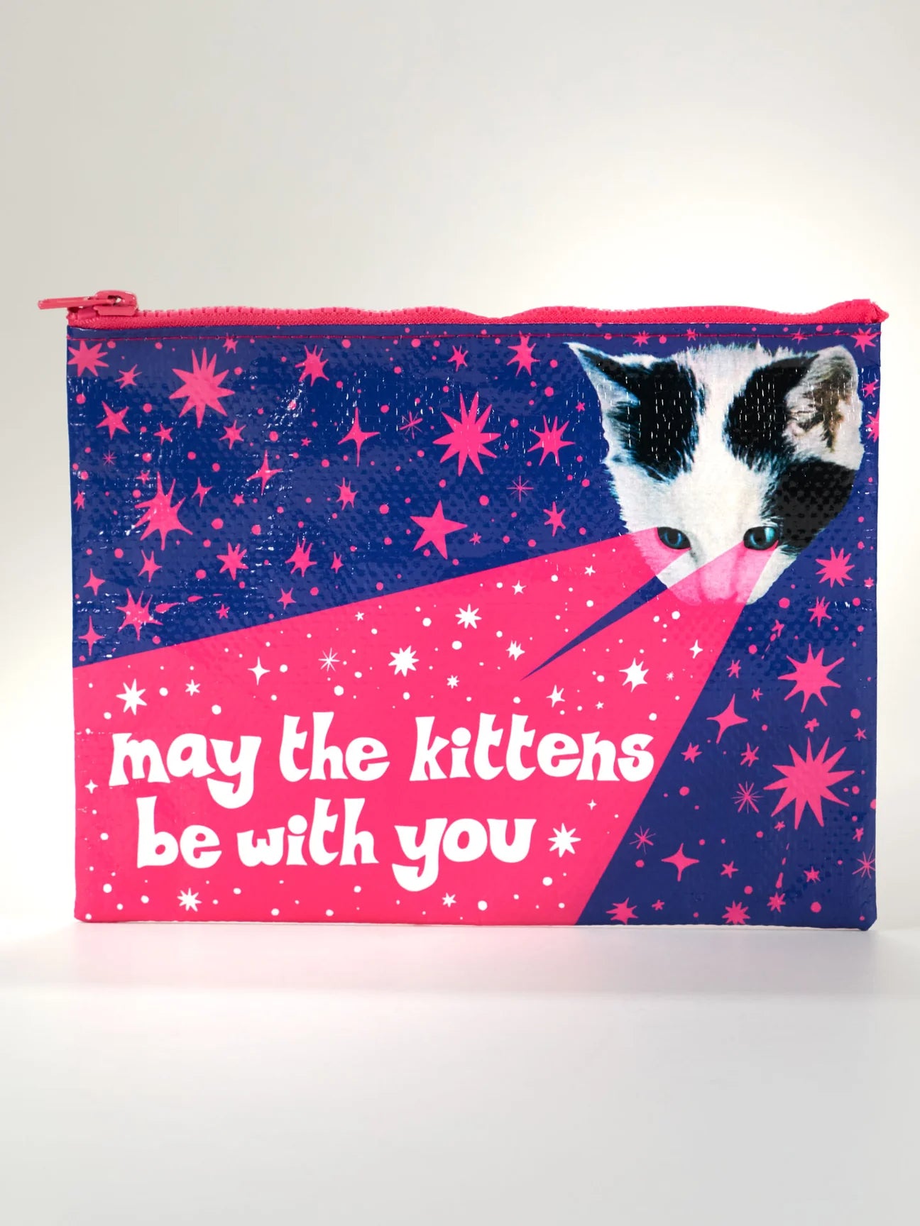 MAY THE KITTENS BE WITH YOU ZIP BAG