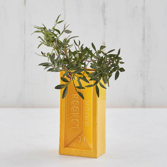 LONDON BRICK VASE (YELLOW)