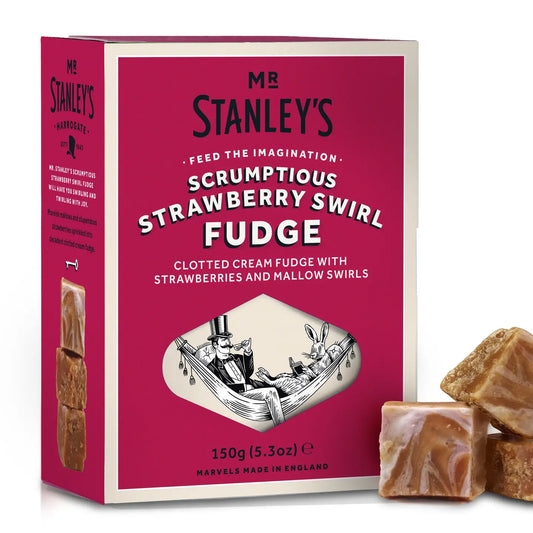 MR STANLEY'S: STRAWBERRY SWIRL FUDGE
