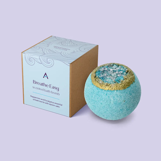 Breathe Easy Clearing Essential Oil Bath Bomb