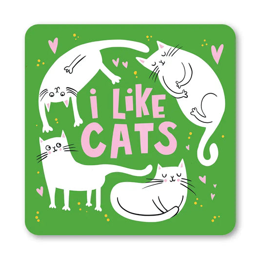 I LIKE CATS COASTER