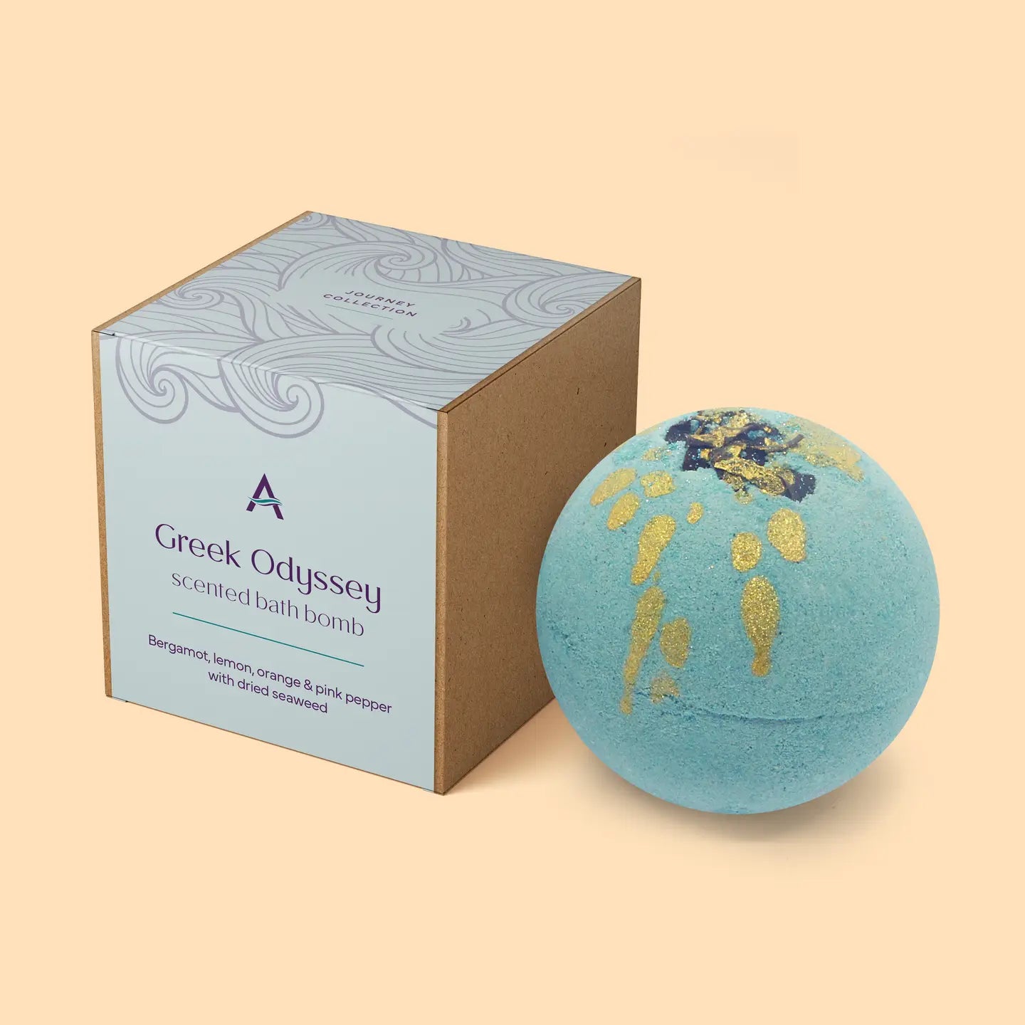 Greek Odyssey Bergamot & Pink Pepper Bath Bomb