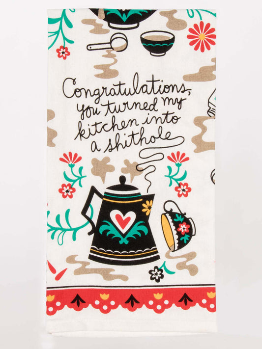 CONGRATULATIONS DISH TOWEL