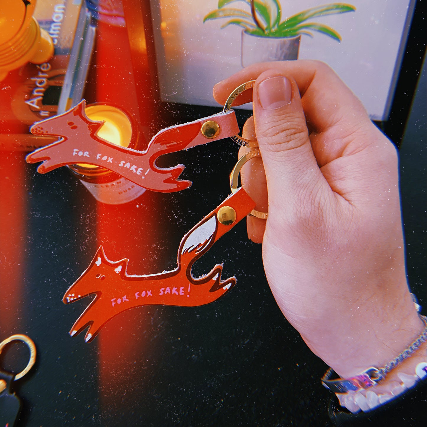 FOR FOX SAKE KEYRING