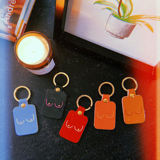 BOOBS KEYRING